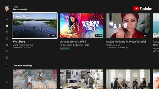 YouTube for Android TV Mod APK SS 1