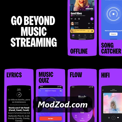 Deezer Mod APK SS 2