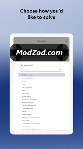 Mathway Mod APK SS 1