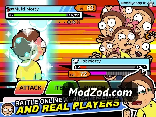 Pocket Mortys Mod APK SS 2
