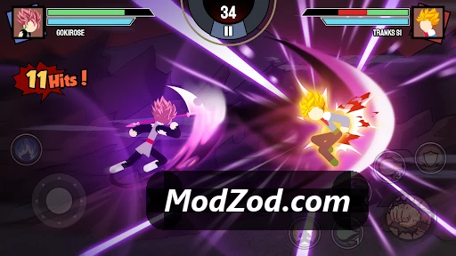Stickman Warriors Mod APK SS 2