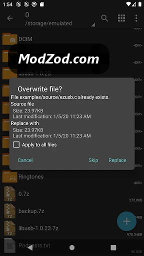 ZArchiver PRO Mod APK SS 1